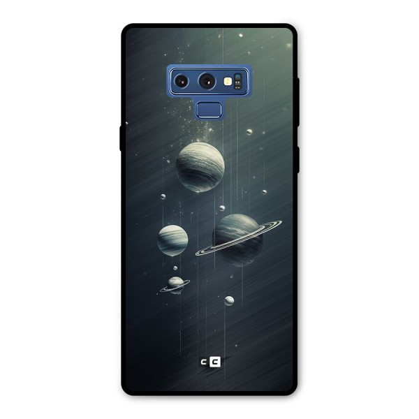 Hanging Planets Metal Back Case for Galaxy Note 9