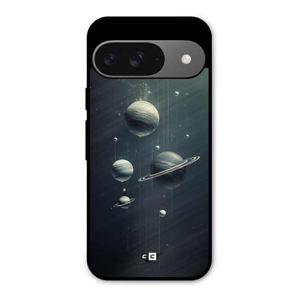 Hanging Planets Metal Back Case for Google Pixel 9
