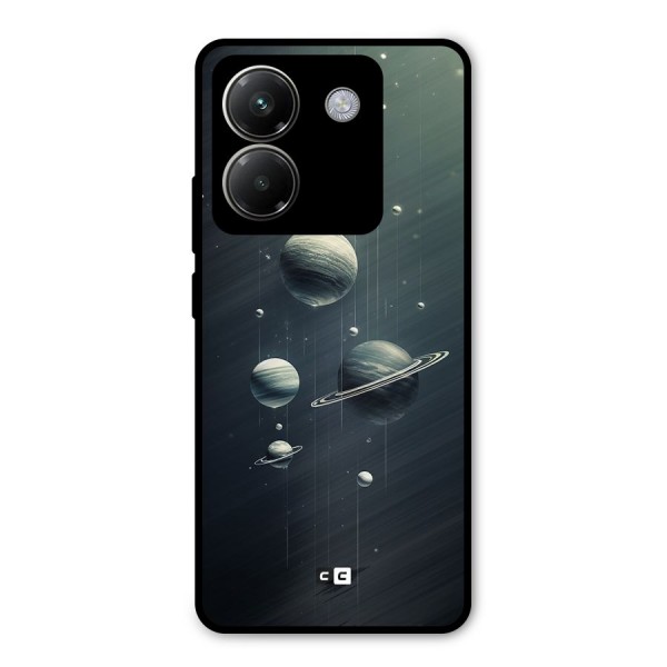 Hanging Planets Metal Back Case for Poco M7 Pro 5G