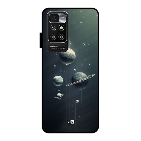 Hanging Planets Metal Back Case for Redmi 10 Prime