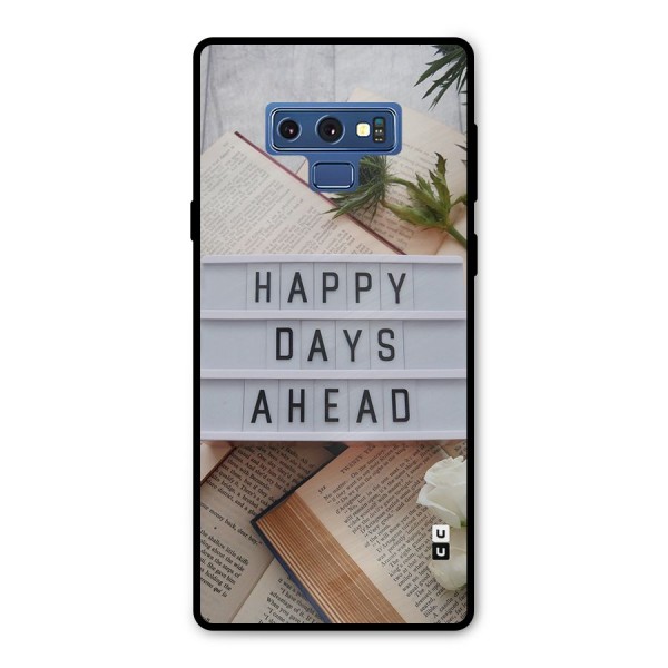 Happy Days Ahead Metal Back Case for Galaxy Note 9