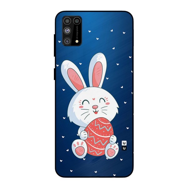 Happy Festive Bunny Metal Back Case for Galaxy M31