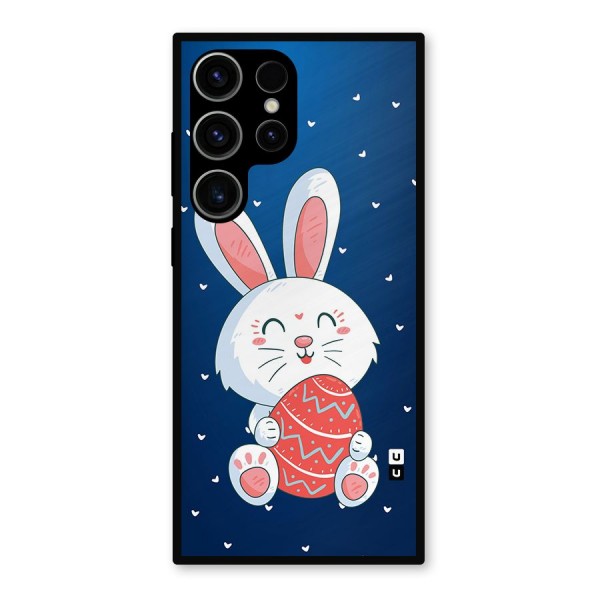 Happy Festive Bunny Metal Back Case for Galaxy S23 Ultra