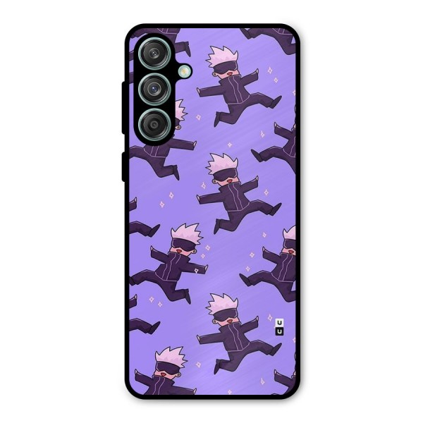 Happy Gojo Metal Back Case for Galaxy M55 5G