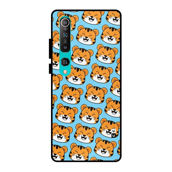 Happy Kitten Pattern Metal Back Case for Mi 10