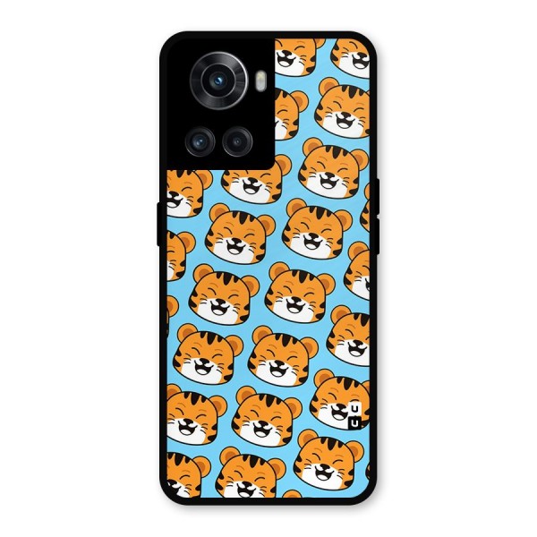 Happy Kitten Pattern Metal Back Case for OnePlus 10R