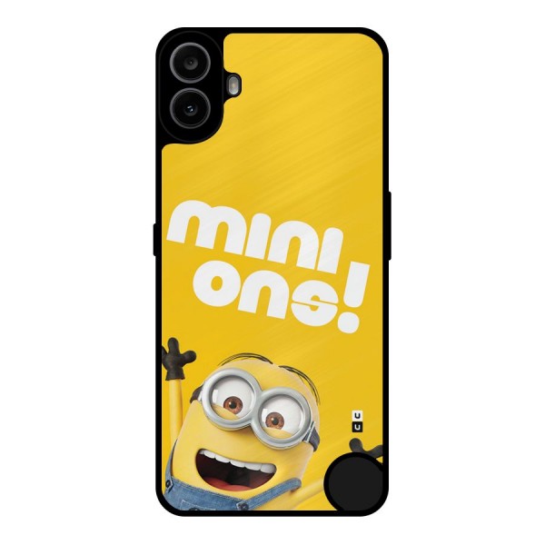 Happy Minion Metal Back Case for Nothing CMF Phone 1