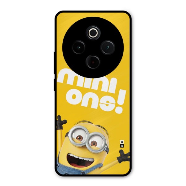 Happy Minion Metal Back Case for iQOO Z10