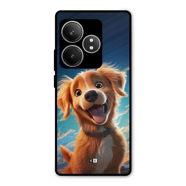 Happy Puppy Metal Back Case for Realme GT 6T