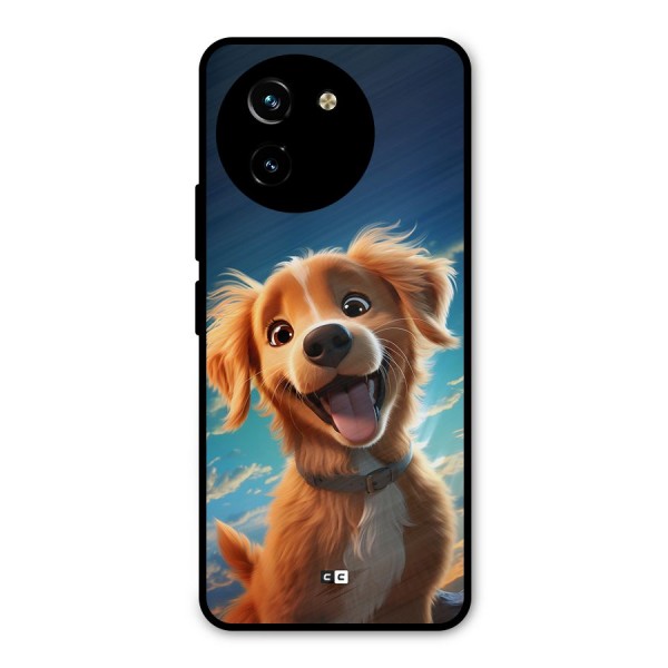 Happy Puppy Metal Back Case for Vivo T3x