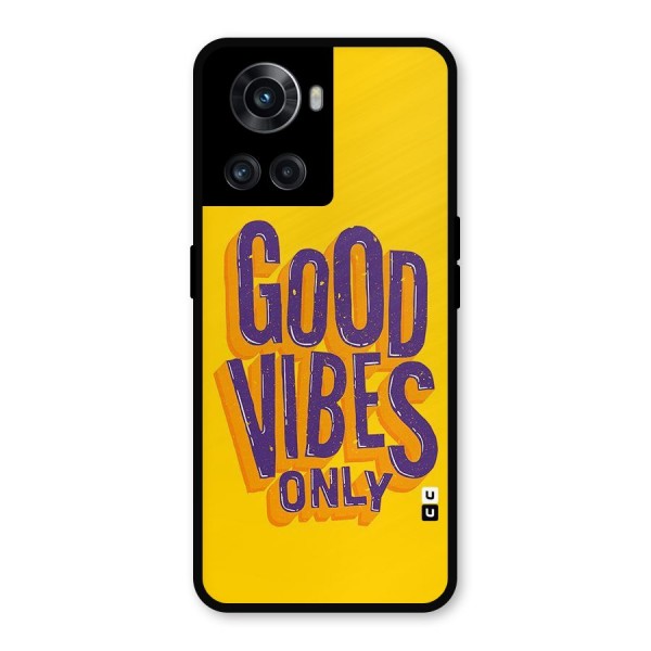 Happy Vibes Only Metal Back Case for OnePlus 10R