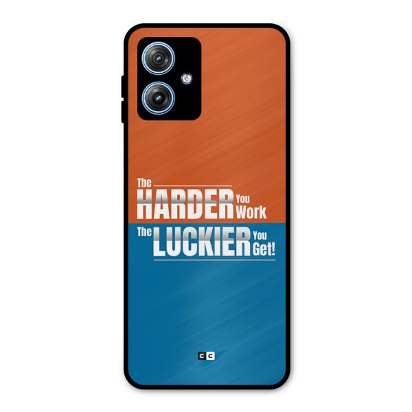 Hard Luck Metal Back Case for Moto G54