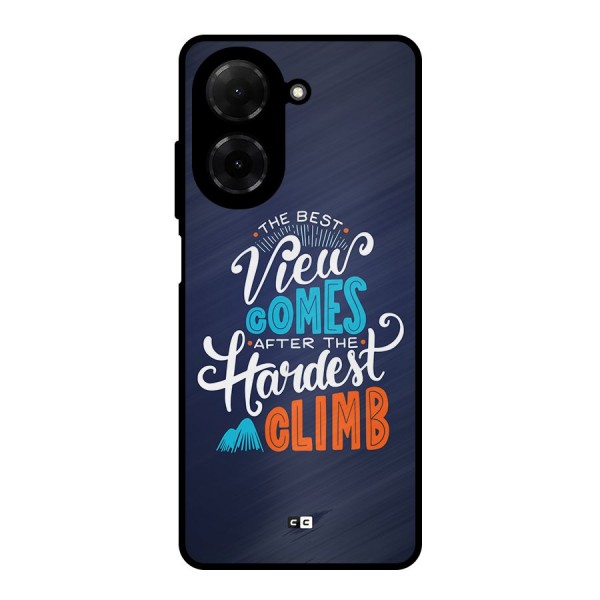 Hardest Climb Metal Back Case for Poco C71
