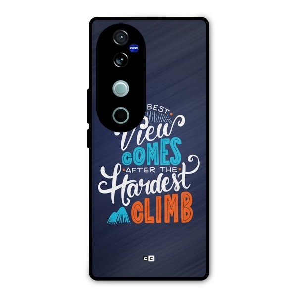 Hardest Climb Metal Back Case for Vivo V40 Pro