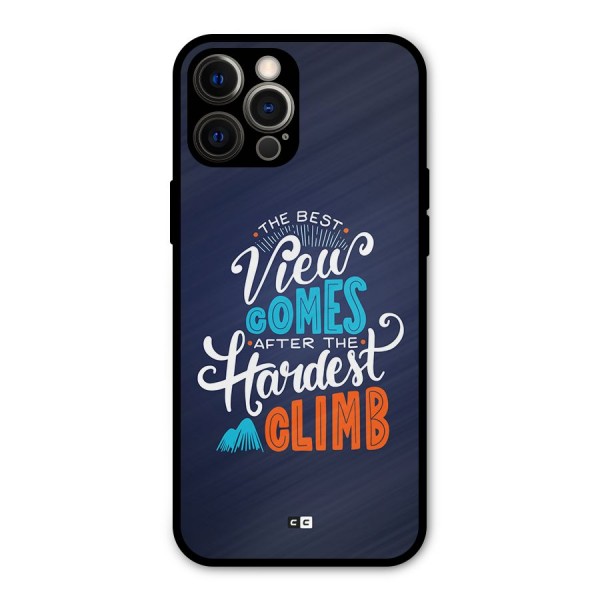 Hardest Climb Metal Back Case for iPhone 12 Pro Max
