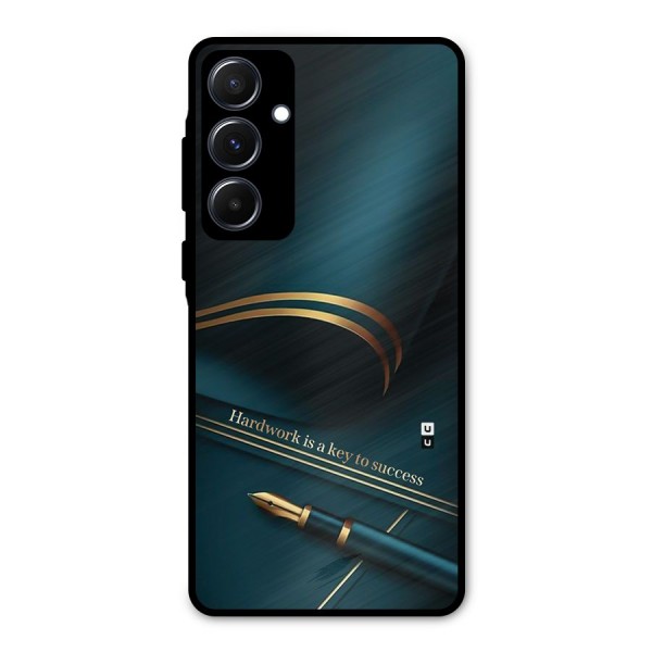 Hardwork Is Key Metal Back Case for Galaxy A55