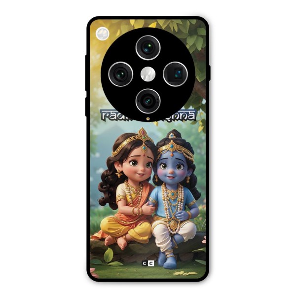 Hare Radhe Krishna Metal Back Case for Oppo Find X8 Pro