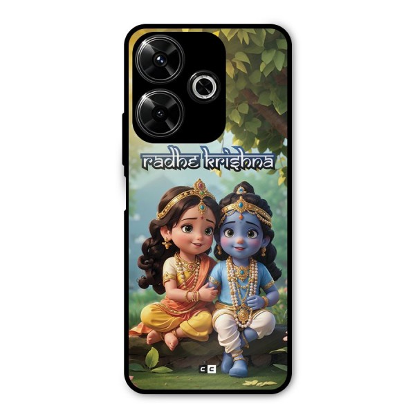 Hare Radhe Krishna Metal Back Case for Redmi 13 5G