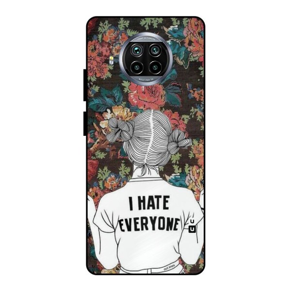 Hate Everyone Metal Back Case for Mi 10i