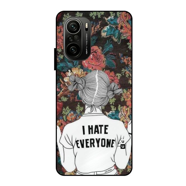 Hate Everyone Metal Back Case for Mi 11X Pro