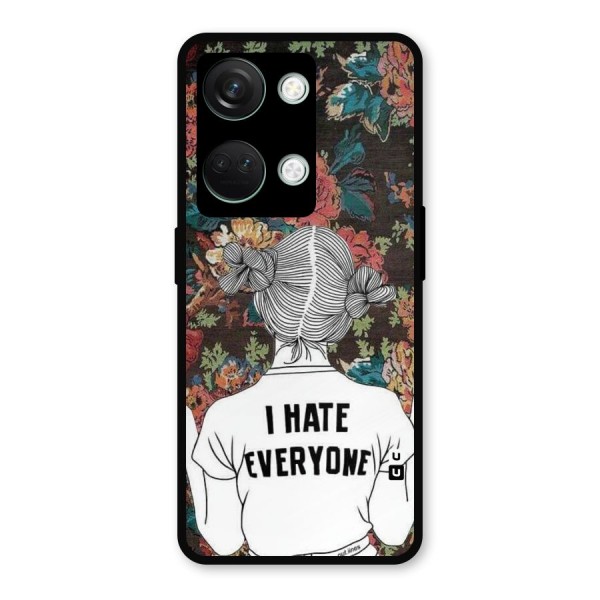Hate Everyone Metal Back Case for OnePlus Nord 3