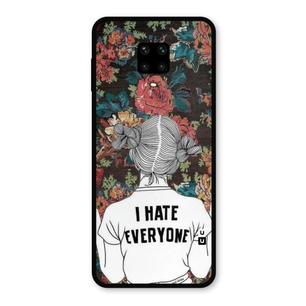 Hate Everyone Metal Back Case for Redmi Note 9 Pro Max