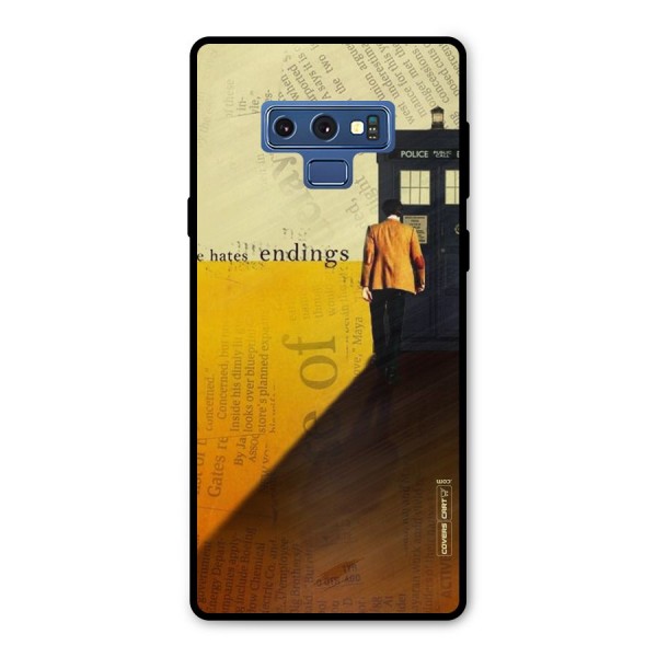 Hates Endings Metal Back Case for Galaxy Note 9