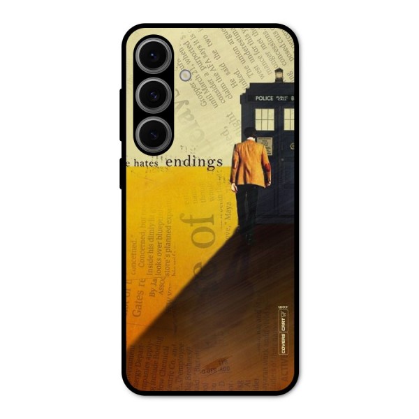 Hates Endings Metal Back Case for Galaxy S24 FE