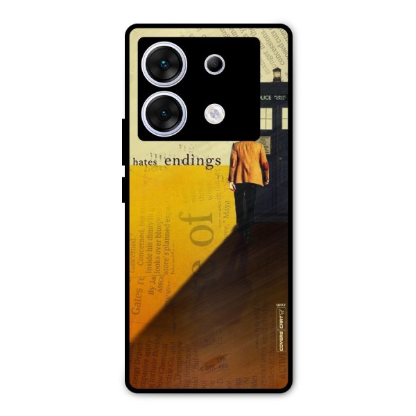 Hates Endings Metal Back Case for Infinix Zero 30 5G