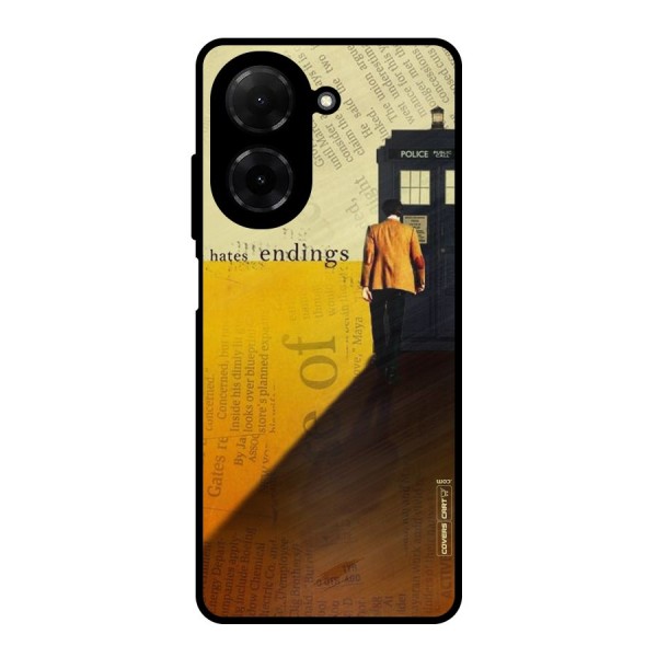 Hates Endings Metal Back Case for Poco C71