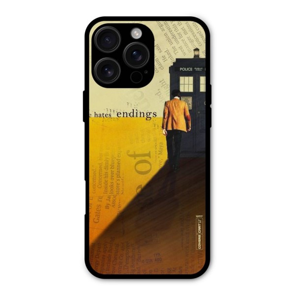Hates Endings Metal Back Case for iPhone 16 Pro Max