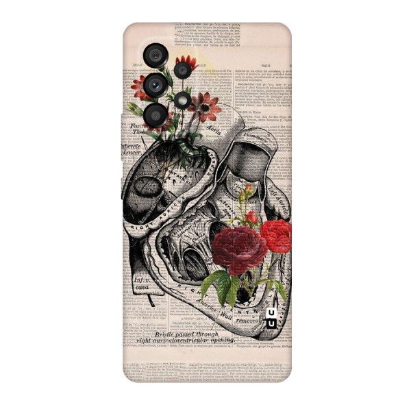 Heart Newspaper Original Polycarbonate Back Case for Galaxy A53 5G