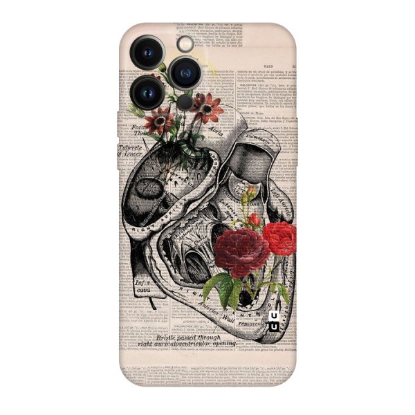 Heart Newspaper Original Polycarbonate Back Case for iPhone 13 Pro Max