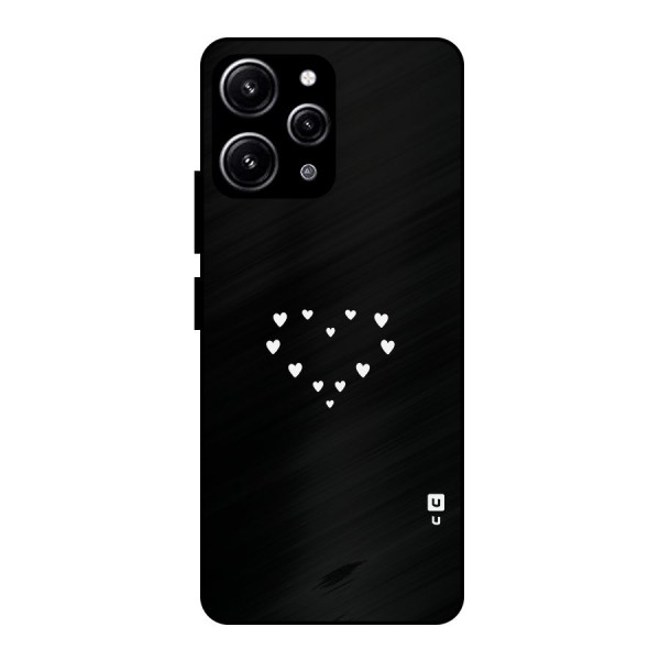 Heart of Hearts Glass Back Case for Redmi 12 4G