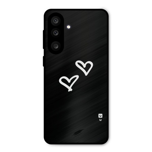 Hearts Love Metal Back Case for Galaxy M56