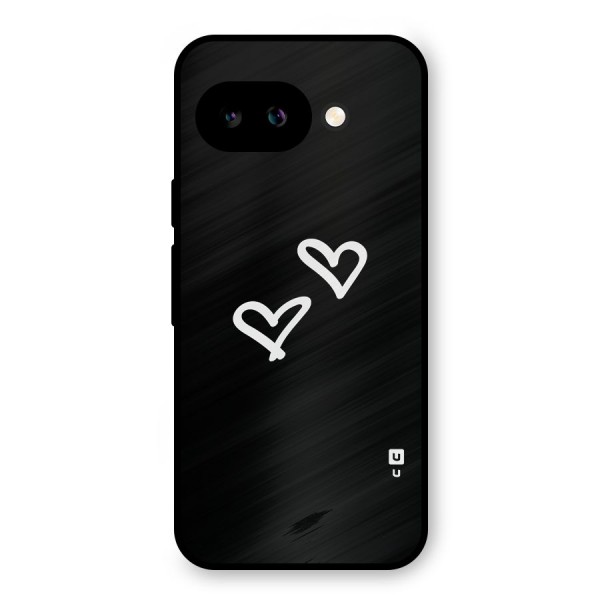 Hearts Love Metal Back Case for Google Pixel 9a