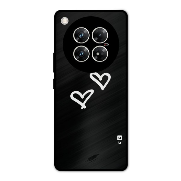 Hearts Love Metal Back Case for Infinix Zero 40 5G