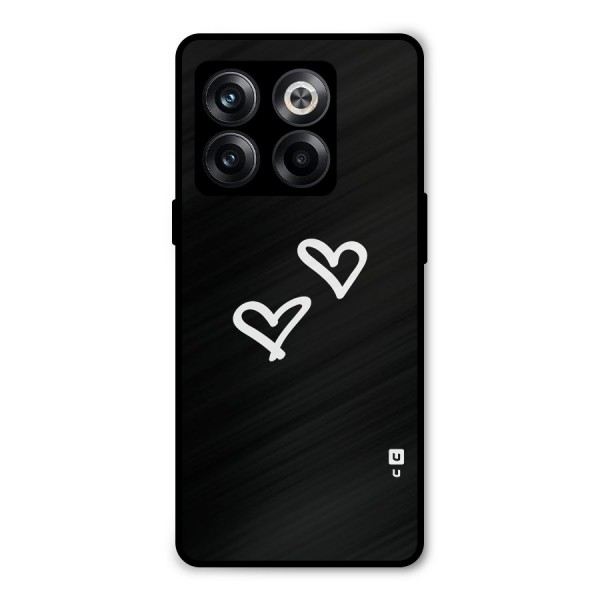 Hearts Love Metal Back Case for OnePlus 10T