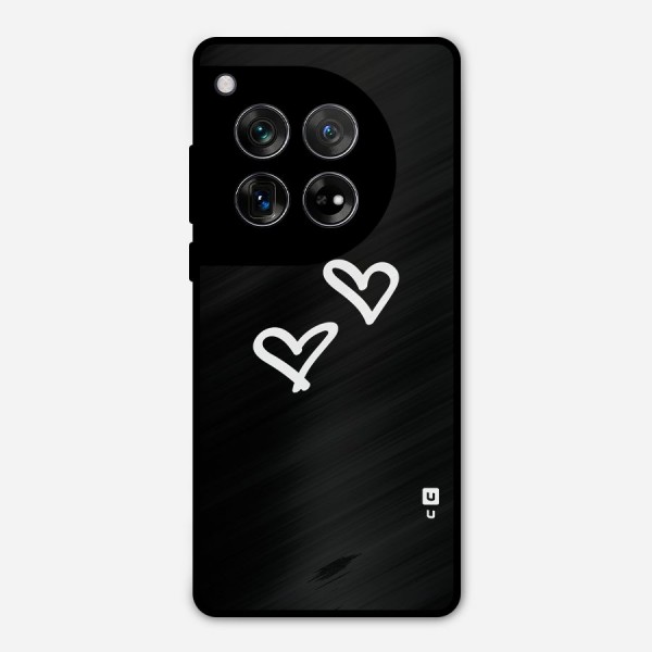 Hearts Love Metal Back Case for OnePlus 12