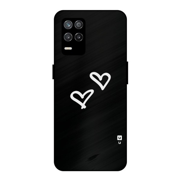 Hearts Love Metal Back Case for Realme 9 5G