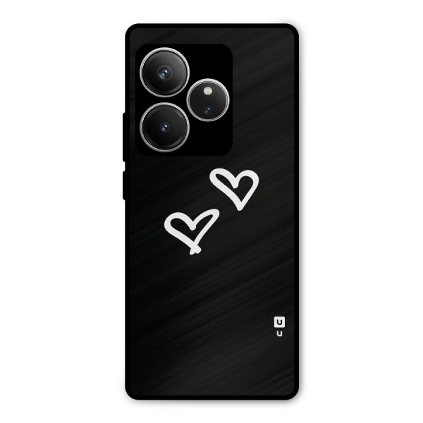 Hearts Love Metal Back Case for Realme GT 6