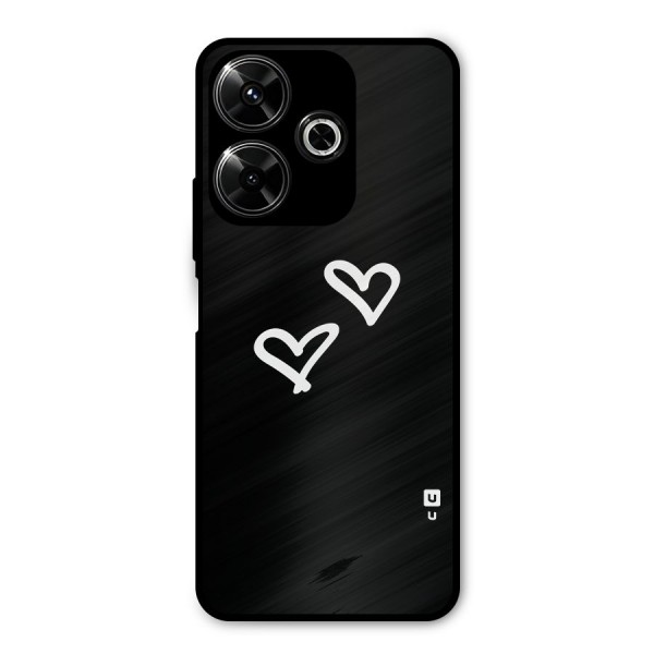Hearts Love Metal Back Case for Redmi 13 5G