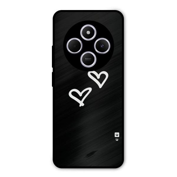 Hearts Love Metal Back Case for Redmi A4