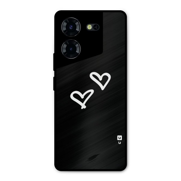 Hearts Love Metal Back Case for Tecno Pova 5 Pro 5G