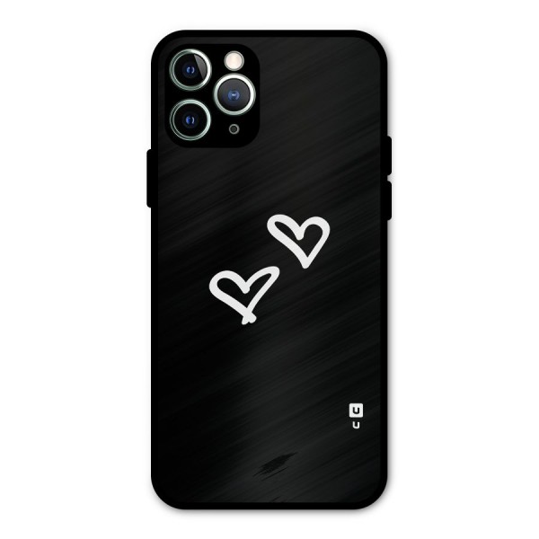 Hearts Love Metal Back Case for iPhone 11 Pro Max