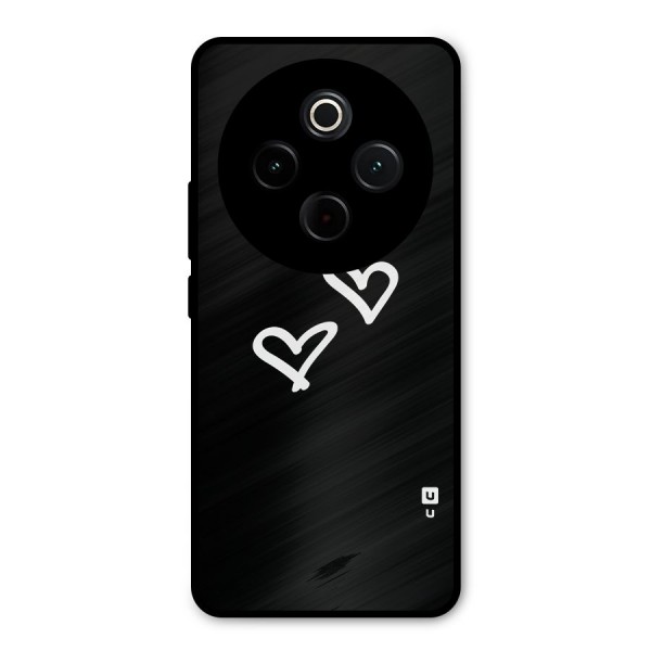 Hearts Love Metal Back Case for iQOO Z10