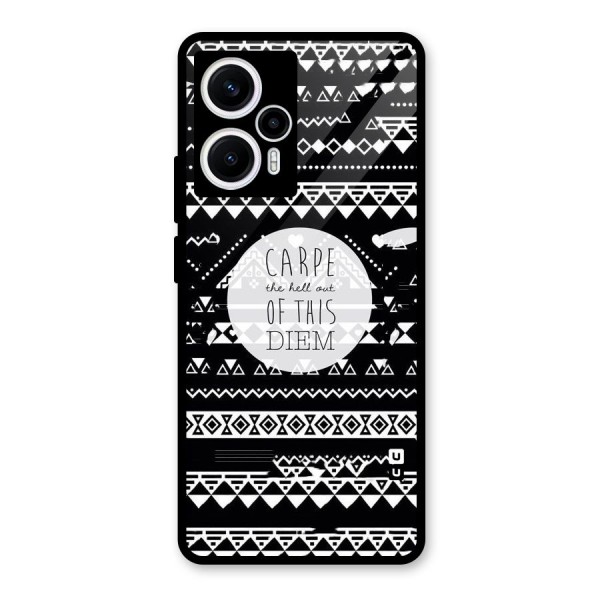 Hell Diem Glass Back Case for Poco F5