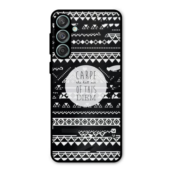 Hell Diem Metal Back Case for Galaxy M55 5G