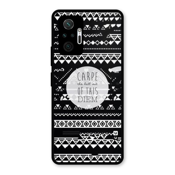 Hell Diem Metal Back Case for Redmi Note 10 Pro Max