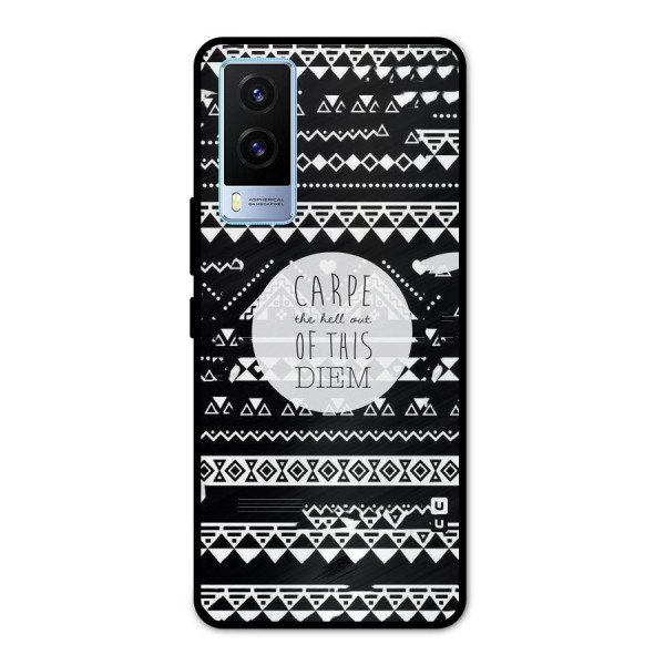 Hell Diem Metal Back Case for Vivo V21e 5G